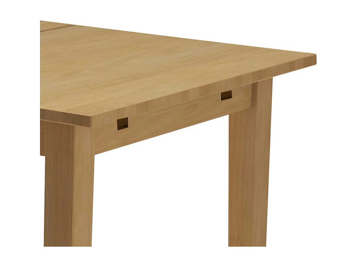 Esstisch Tisch Massivholz mit Kulissenauszug in Kieferfarben