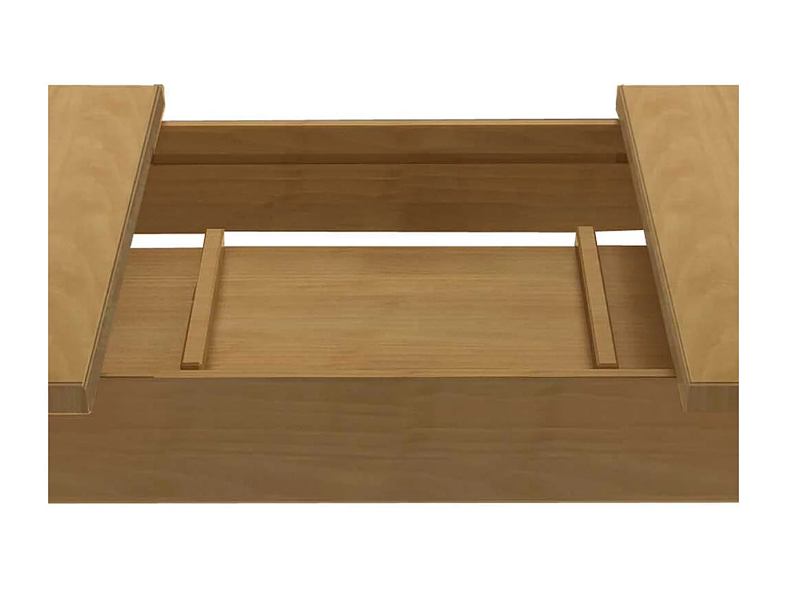 Esstisch Tisch Massivholz mit Kulissenauszug in Kieferfarben