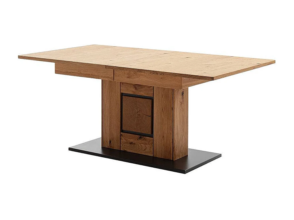 Esszimmertisch Ausziehtisch teilmassiv in modernem Design