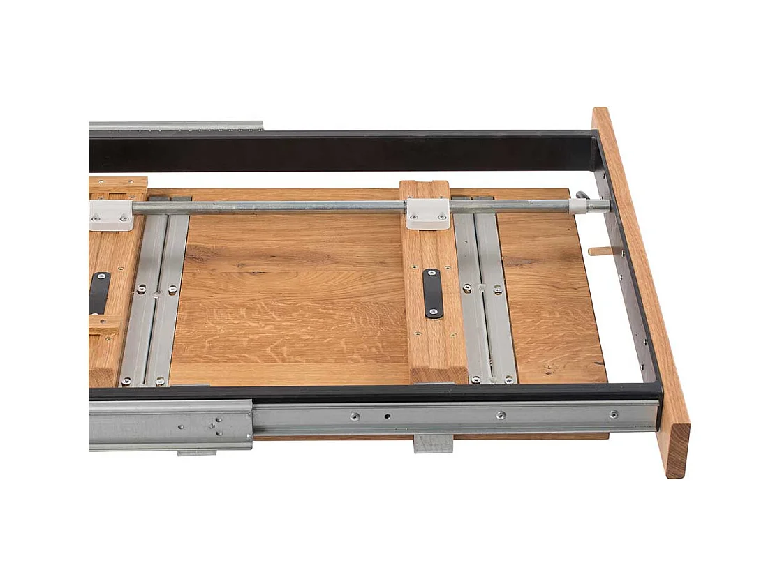 Massivholztisch mit Bügelgestell Industry und Loft Stil