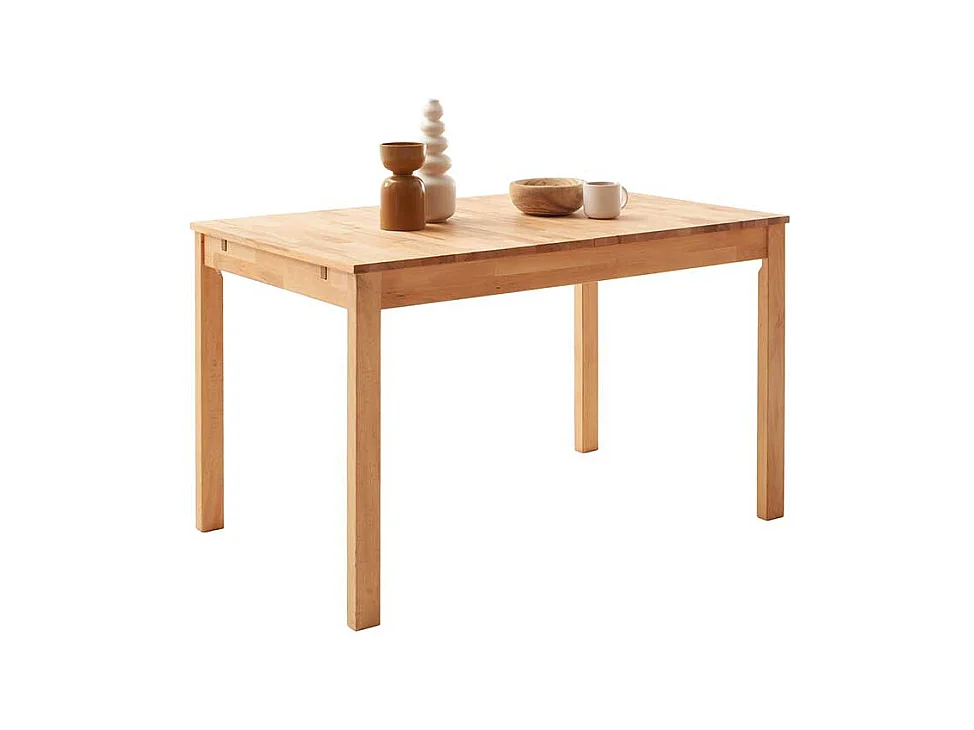 Esstisch Tisch Massivholz in Kernbuchefarben mit Massivholzplatte