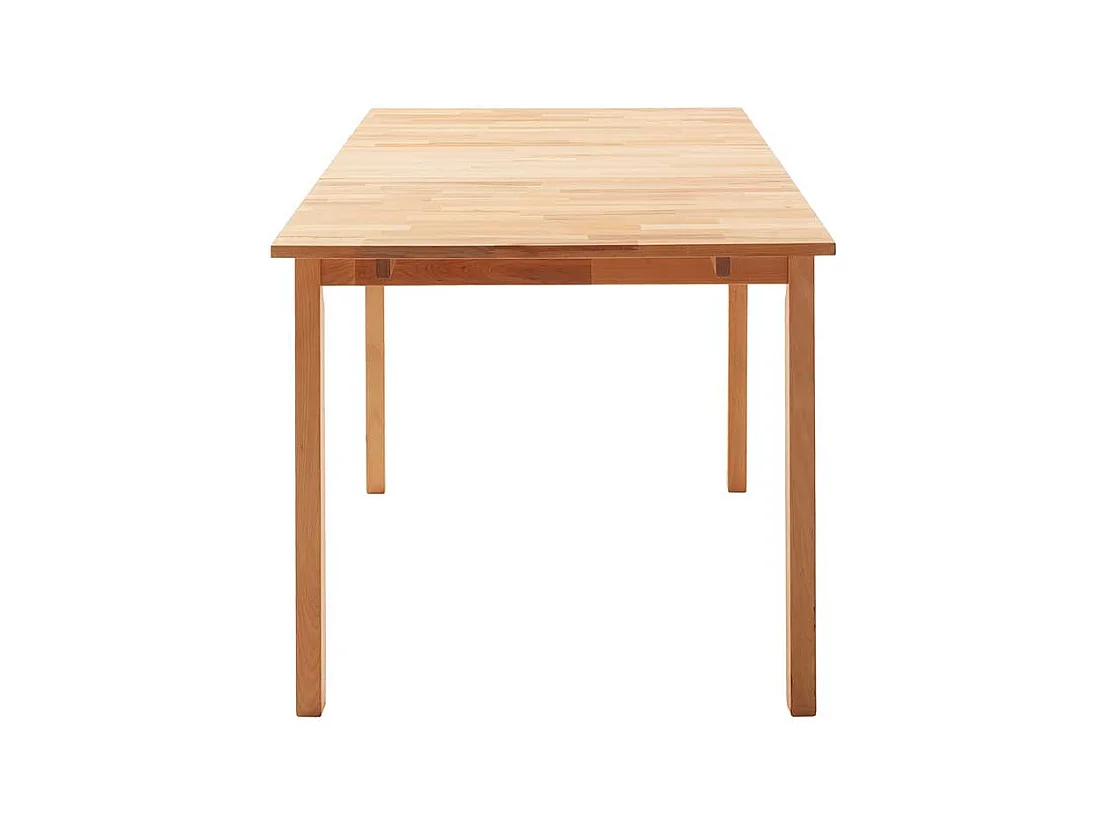 Esstisch Tisch Massivholz in Kernbuchefarben mit Massivholzplatte