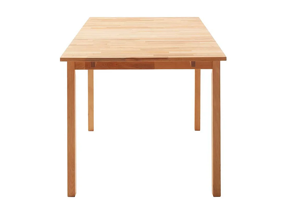 Esstisch Tisch Massivholz in Kernbuchefarben mit Massivholzplatte