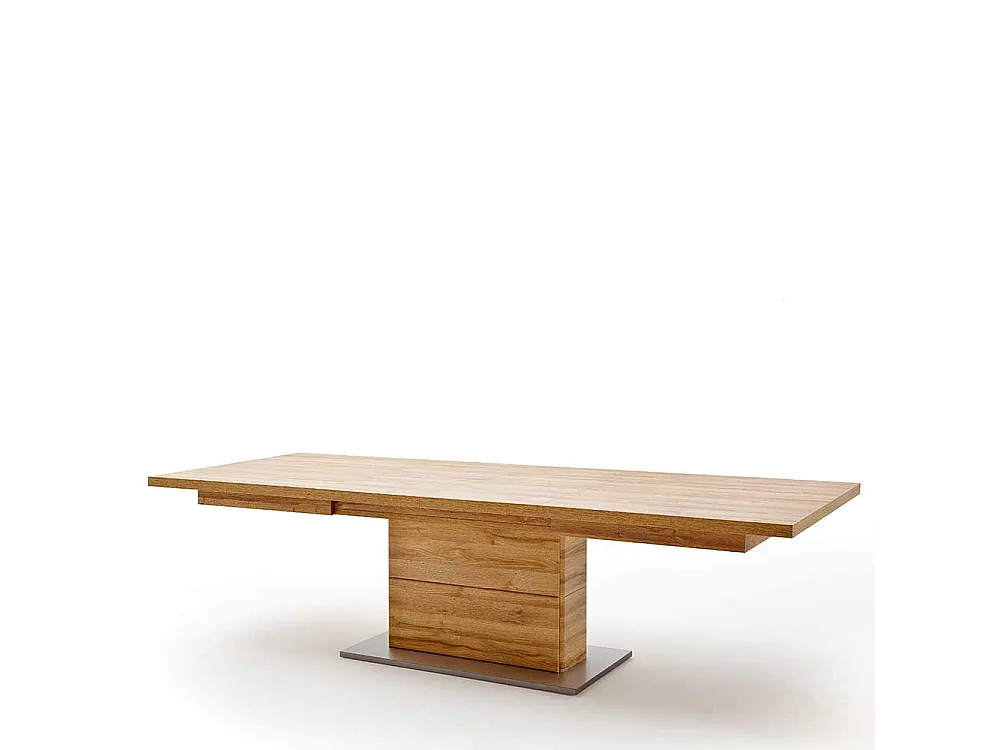 Esszimmertisch in Wildeichefarben Kulissenauszug