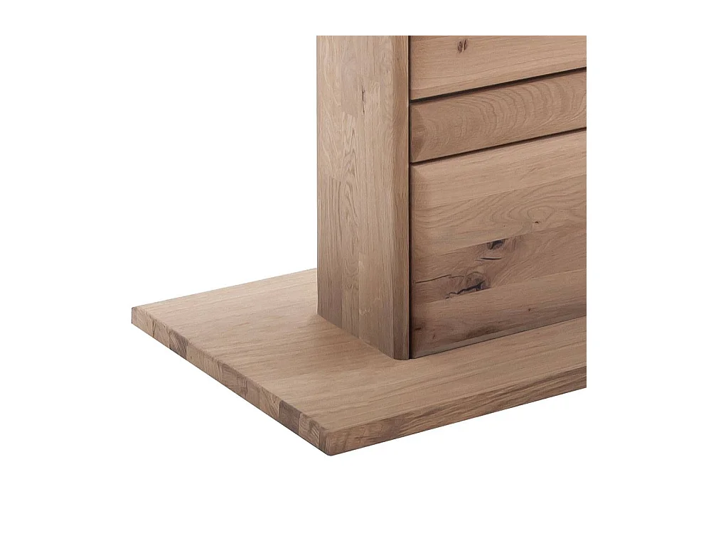 Esstisch Massivholztisch mit Wangen Gestell und Kulissenauszug