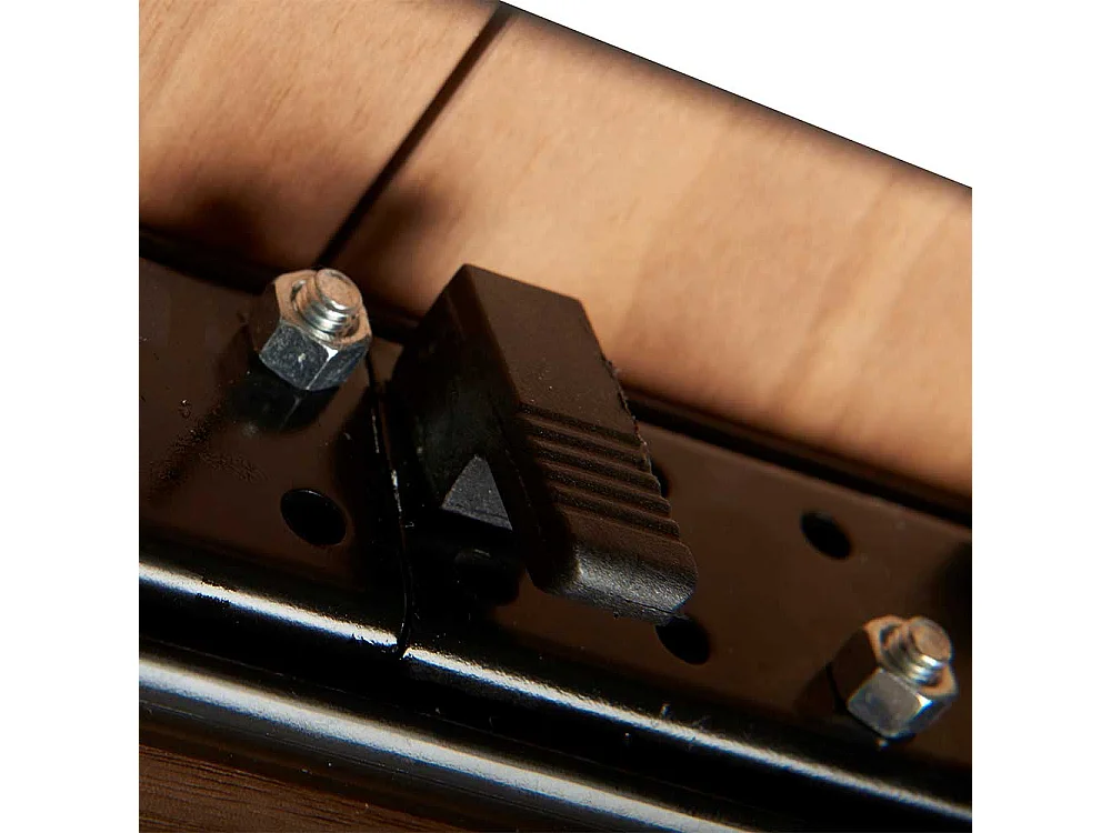 Küchentisch in Walnussfarben Mittelauszug