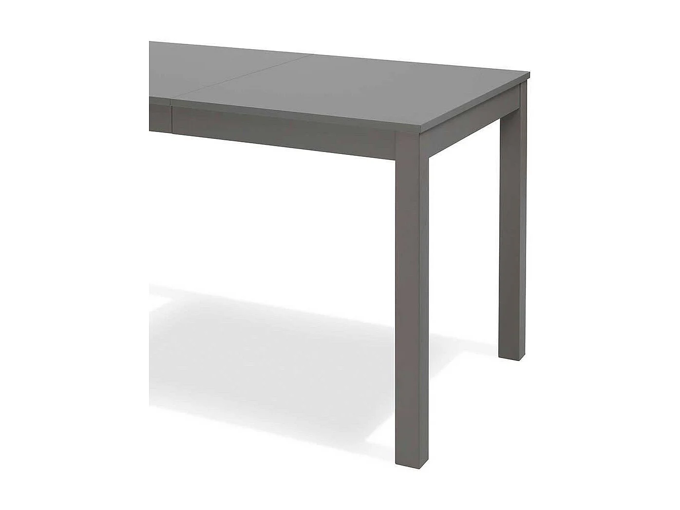 Esszimmertisch in Grau Holzbeinen aus Buche