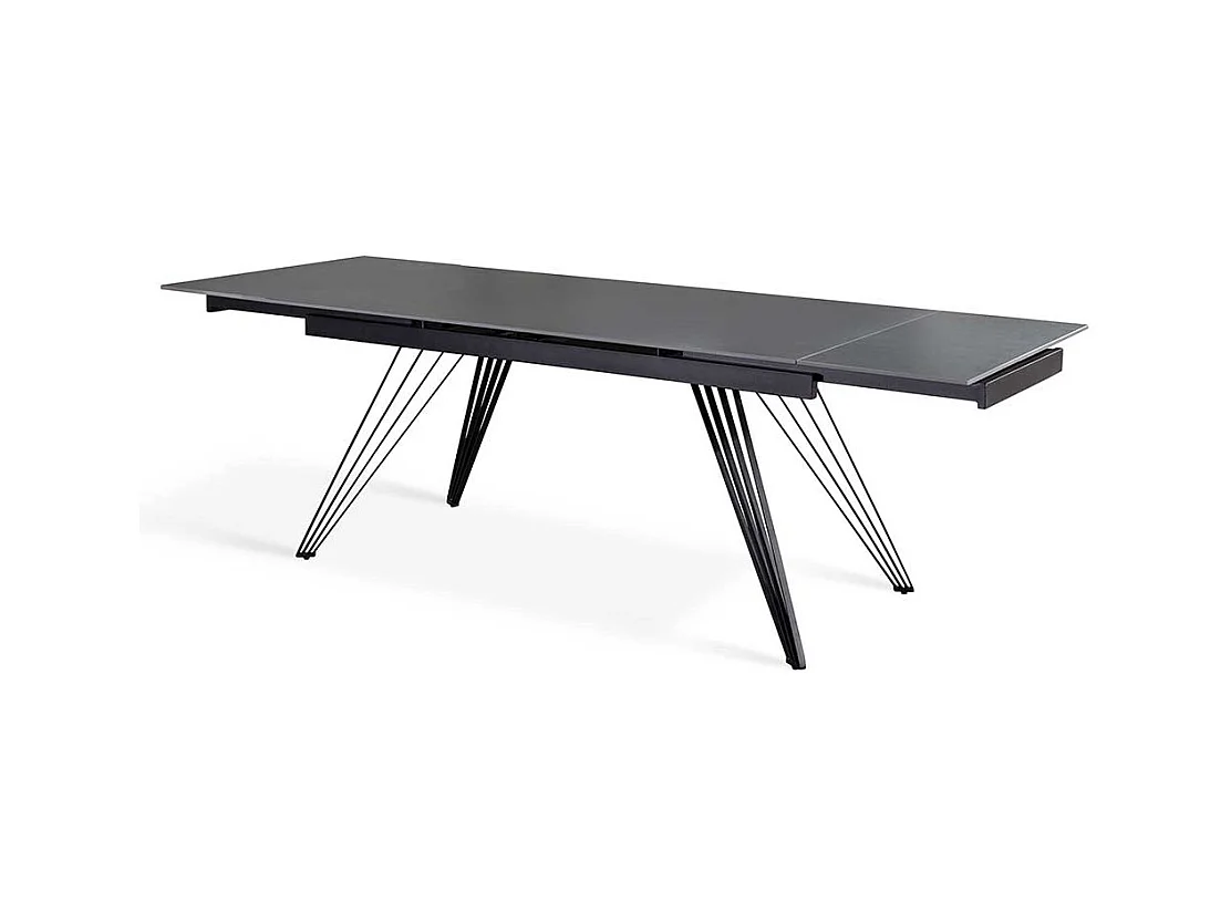 Hochwertiger Ausziehtisch mit Keramikplatte maximal 240 cm breit