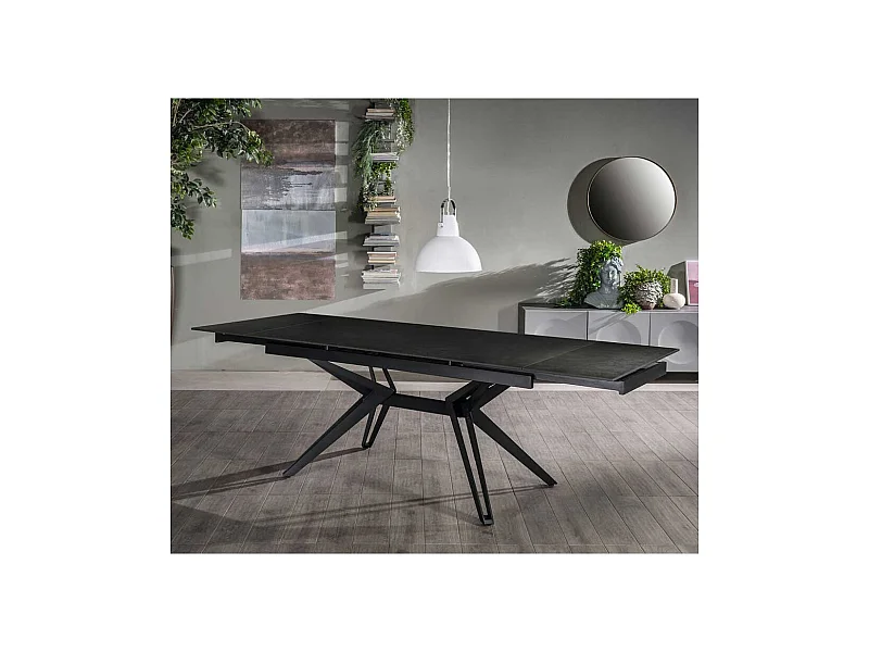 Ausziehtisch in modernem Design Keramikplatte