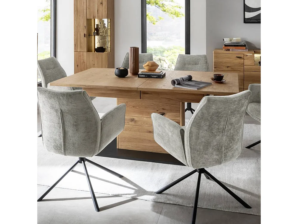 Esstisch Esszimmertisch in rechteckiger Form mit Kulissenauszug