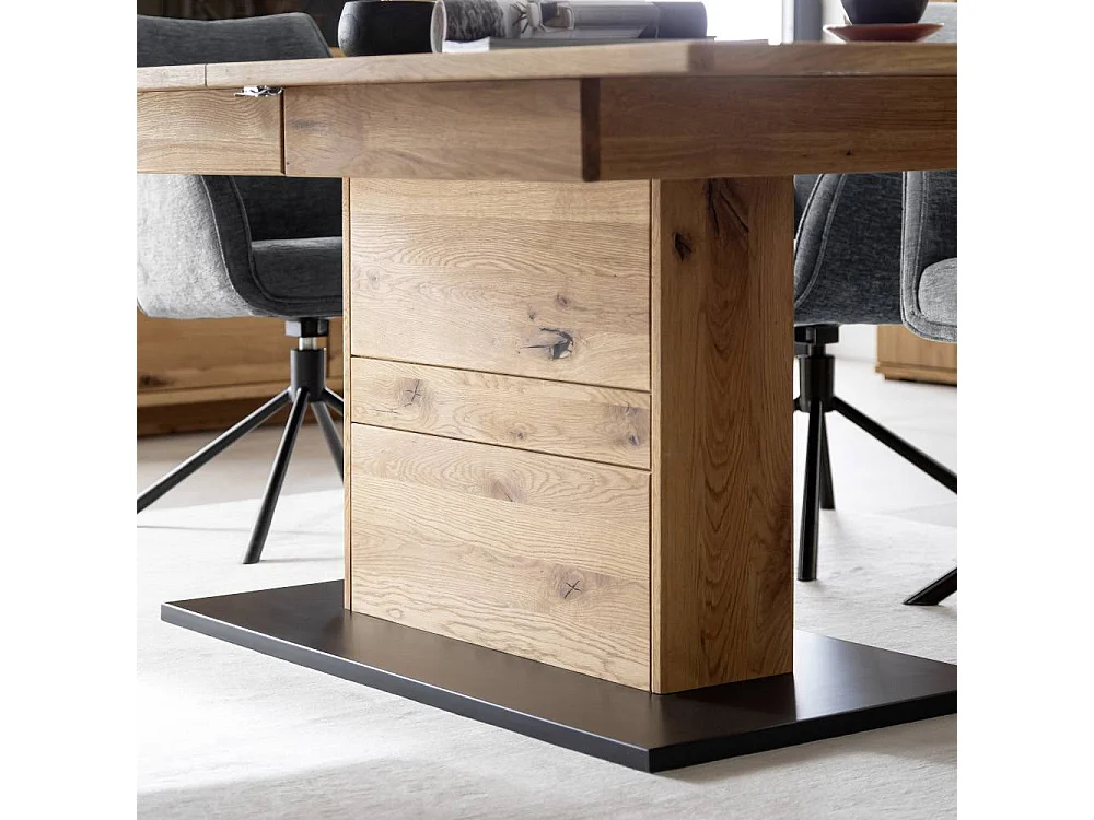 Esstisch Esszimmertisch in rechteckiger Form mit Kulissenauszug