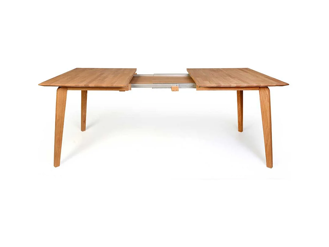 Ausziehtisch aus Eiche Massivholz geölt
