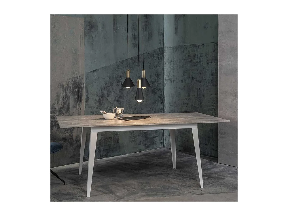 Tisch Esszimmer mit Top Kulissenauszug Vierfußgestell