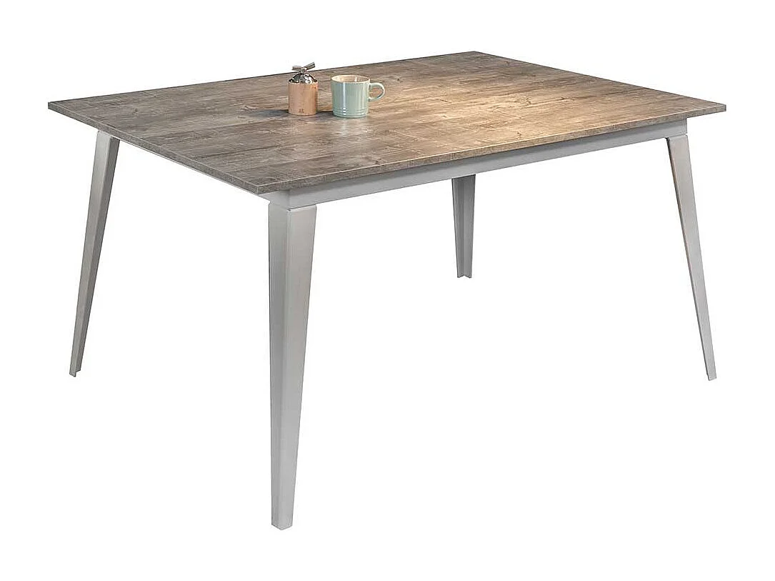 Tisch Esszimmer mit Top Kulissenauszug Vierfußgestell