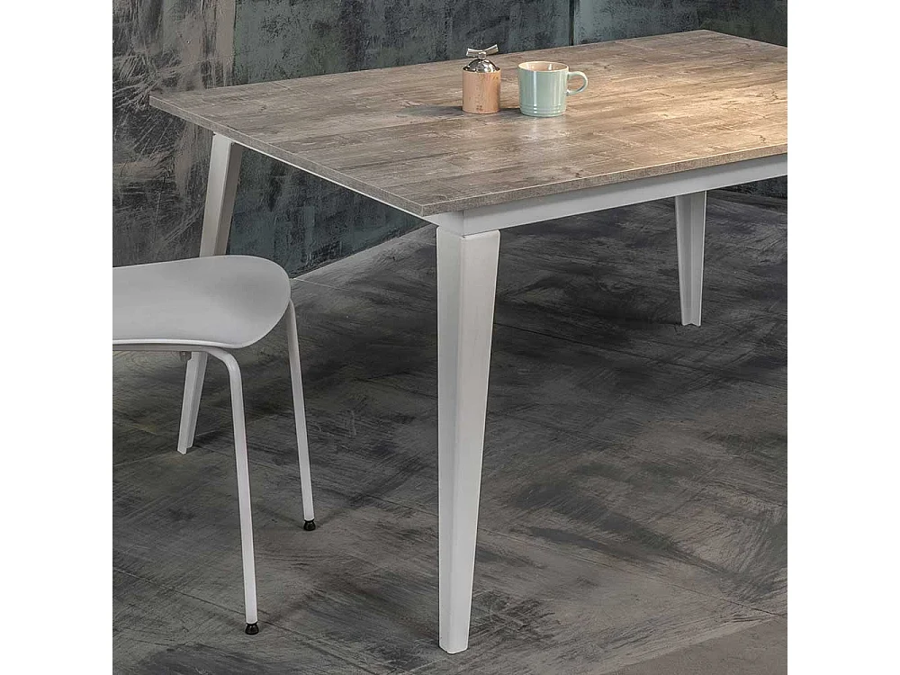 Tisch Esszimmer mit Top Kulissenauszug Vierfußgestell