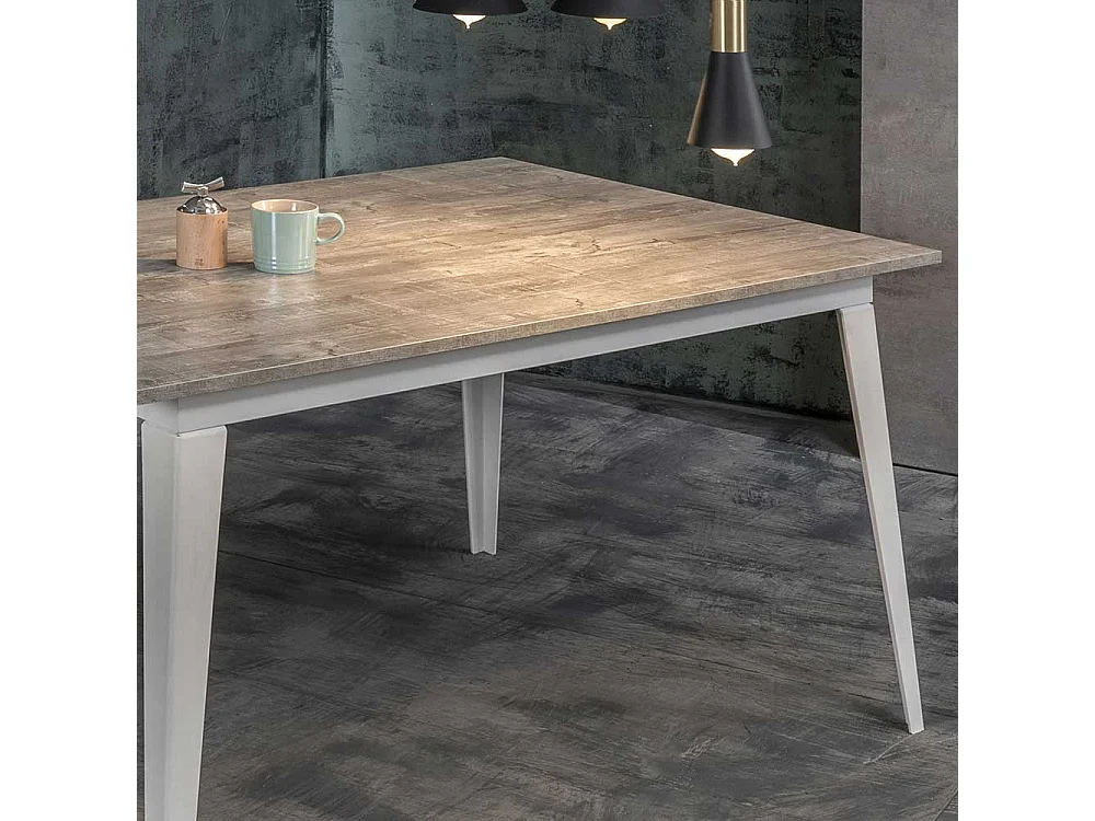 Tisch Esszimmer mit Top Kulissenauszug Vierfußgestell