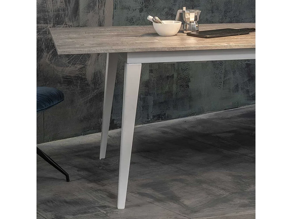 Tisch Esszimmer mit Top Kulissenauszug Vierfußgestell