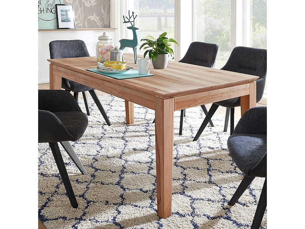 Massivholztisch aus Kernbuche Butterflyauszug