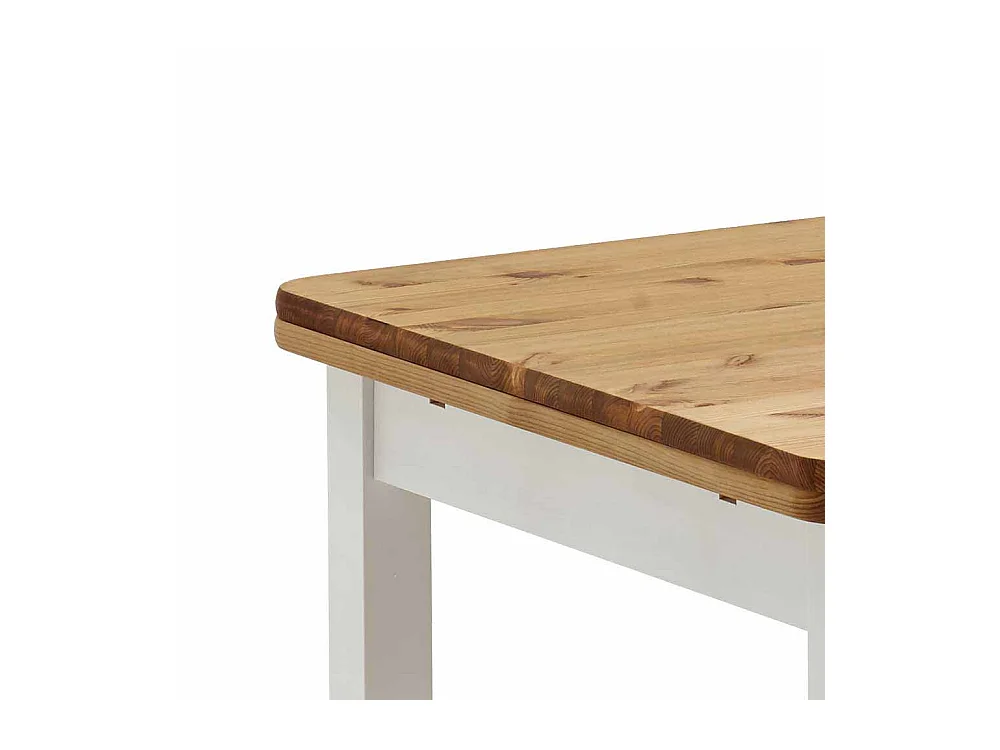 Esszimmertisch in Weiß Kiefer massiv Landhaus Design