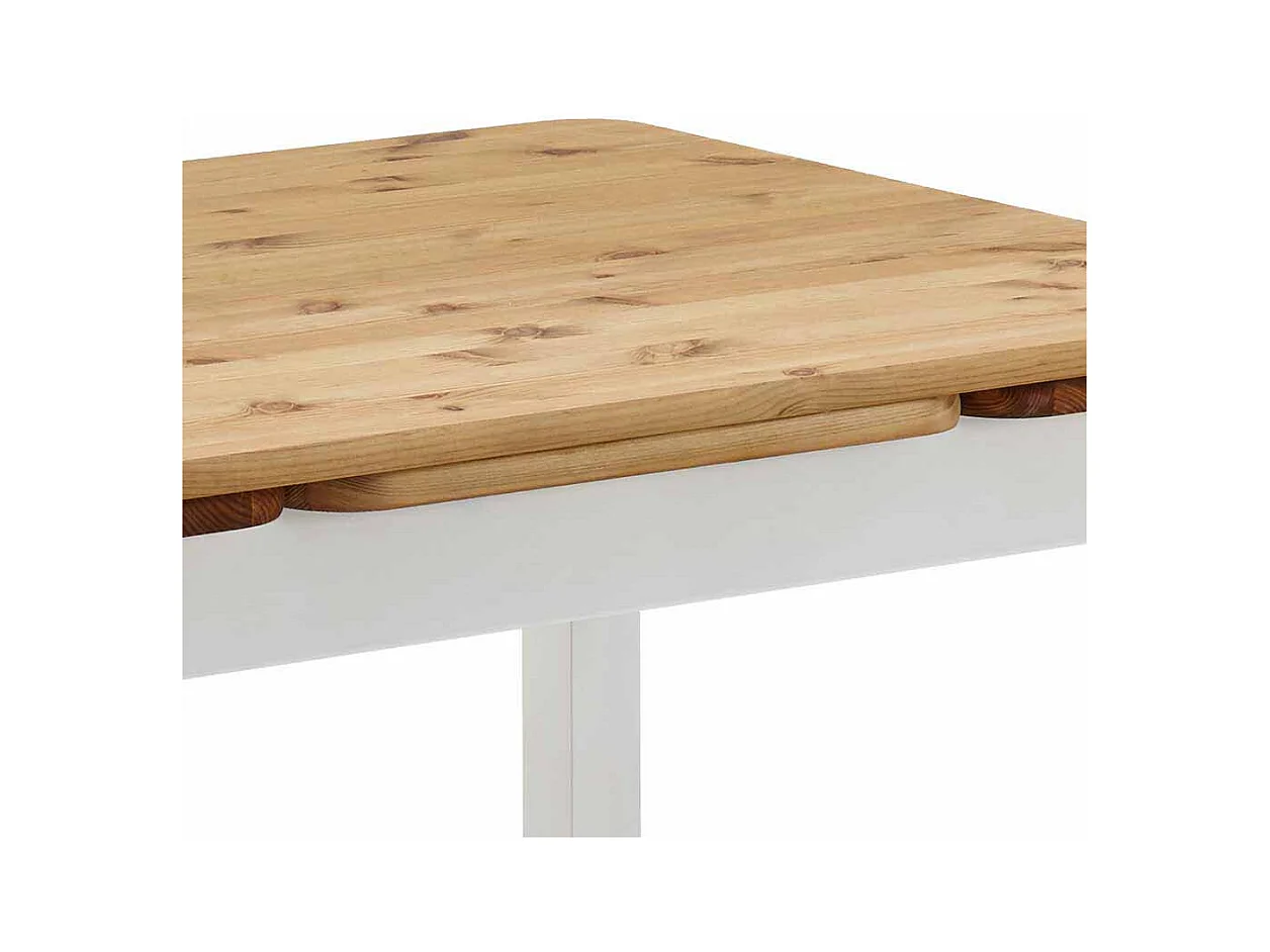 Esszimmertisch in Weiß Kiefer massiv Landhaus Design