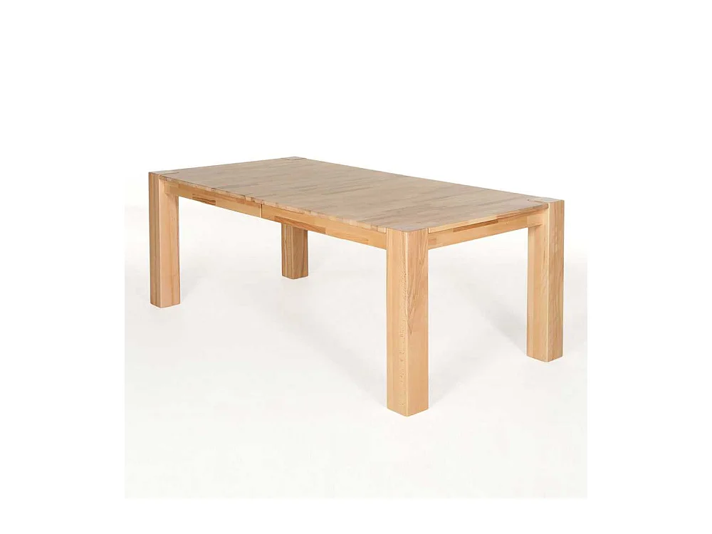 Esszimmertisch aus Kernbuche Massivholz mit Kulissenauszug