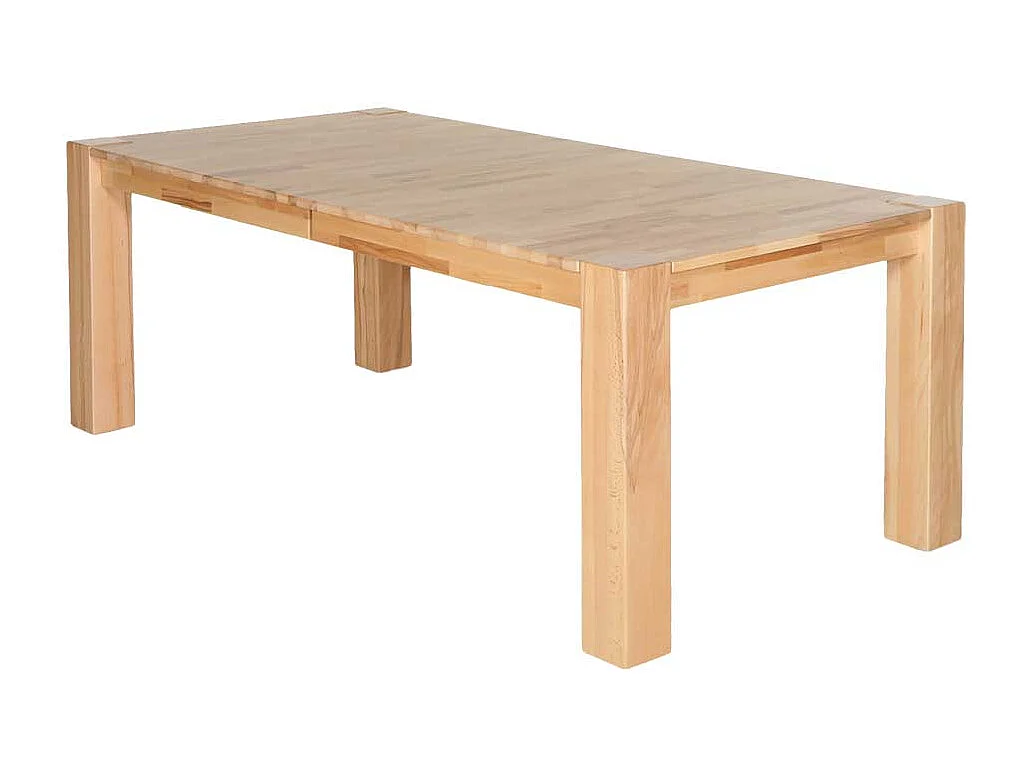 Esszimmertisch aus Kernbuche Massivholz mit Kulissenauszug