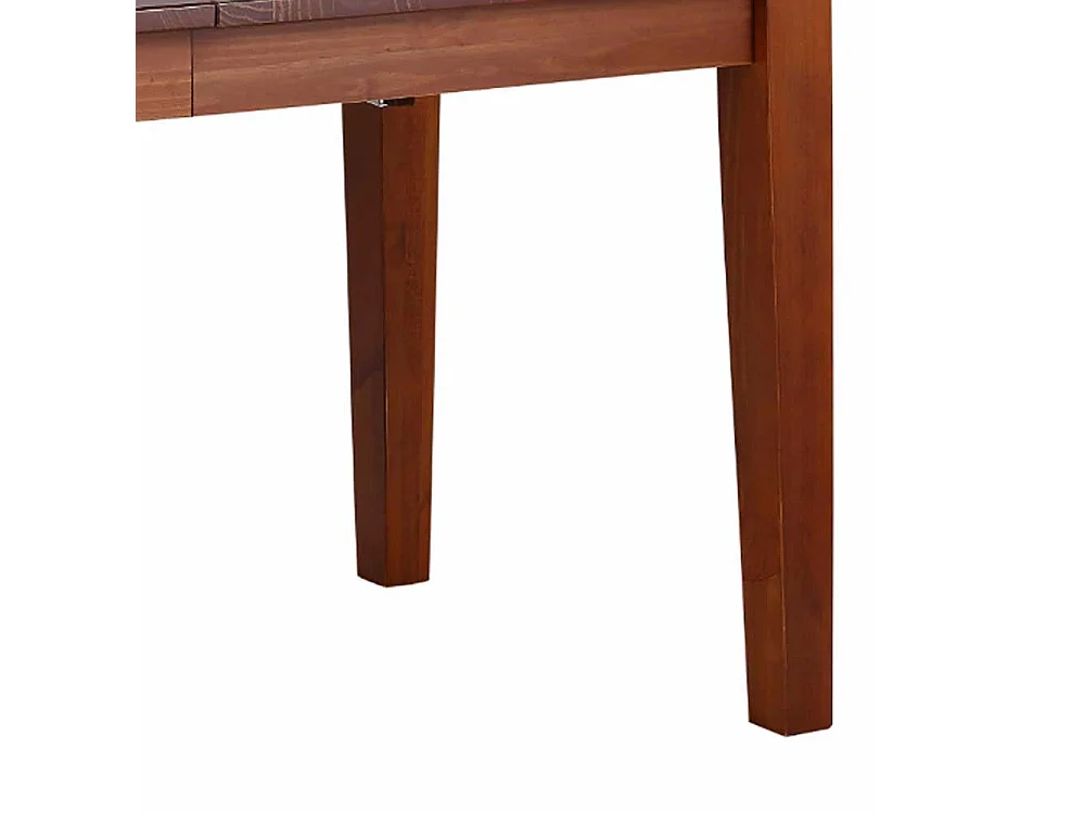 Tisch Esszimmer Esstisch in Holz Braun lackiert