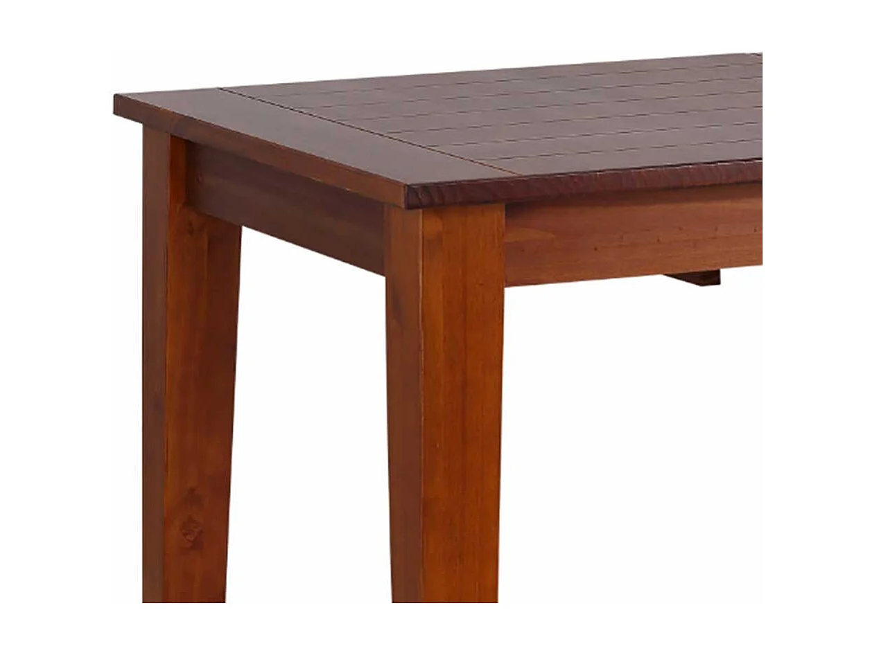 Tisch Esszimmer Esstisch in Holz Braun lackiert