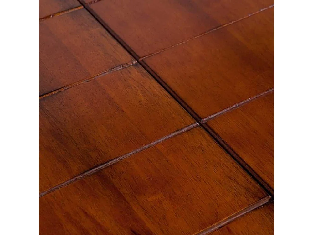 Tisch Esszimmer Esstisch in Holz Braun lackiert