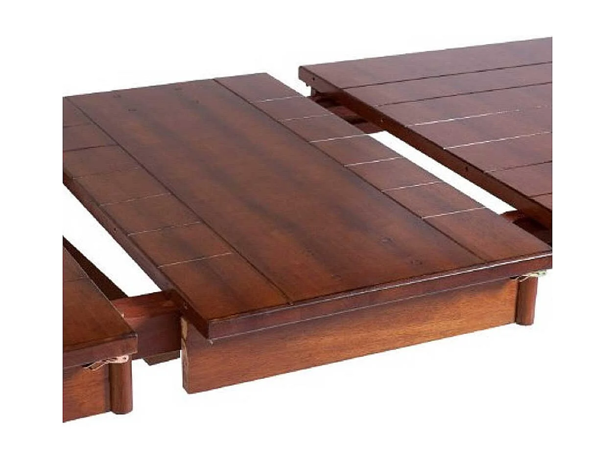 Tisch Esszimmer Esstisch in Holz Braun lackiert