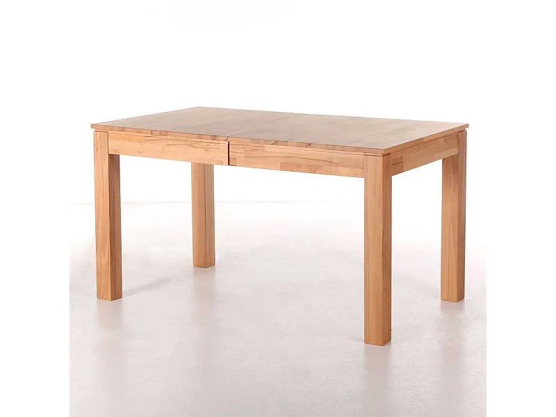 Massivholztisch aus Kernbuche Kulissenauszug