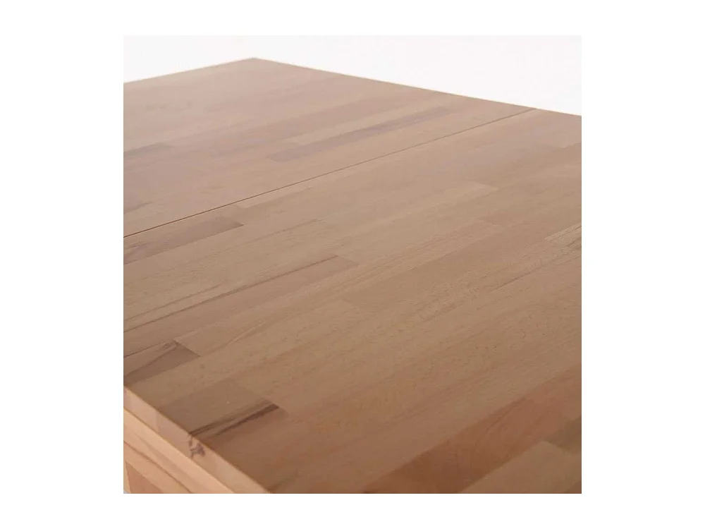 Massivholztisch aus Kernbuche Kulissenauszug