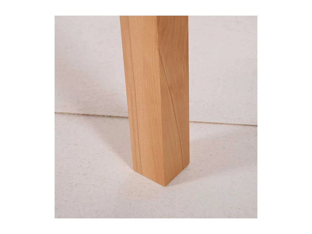 Massivholztisch aus Kernbuche Kulissenauszug