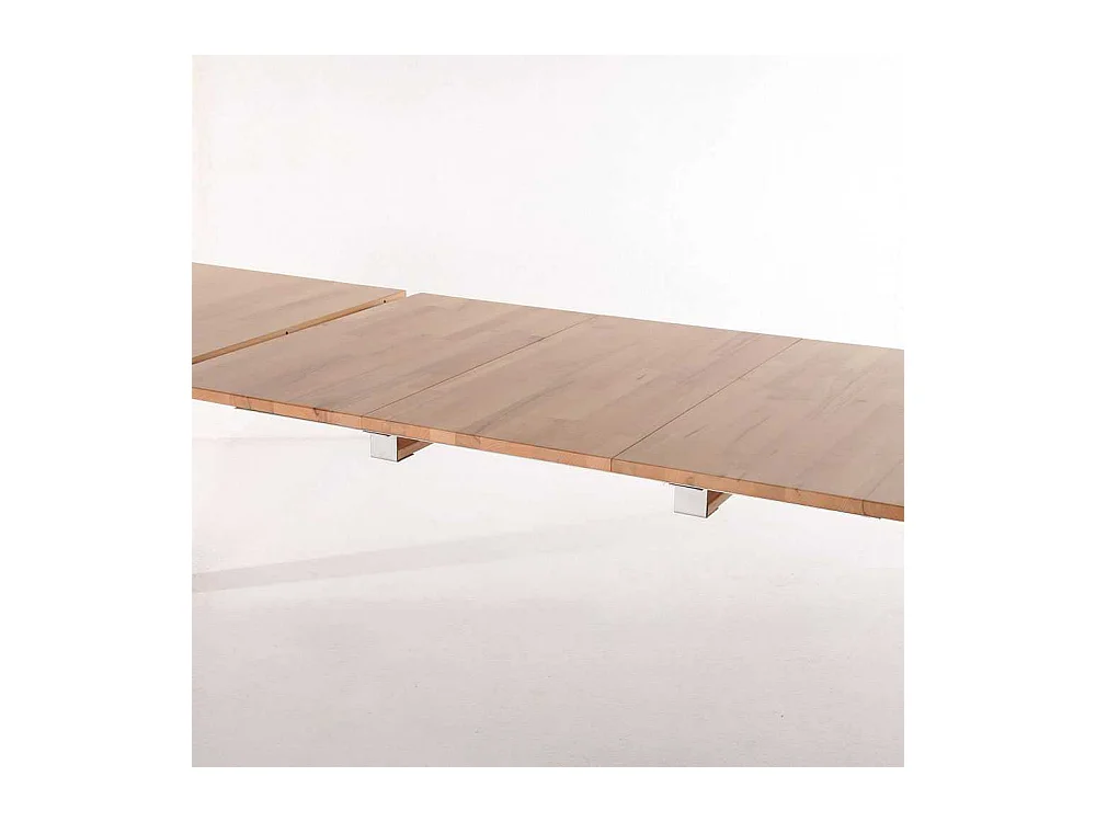 Massivholztisch aus Kernbuche Kulissenauszug