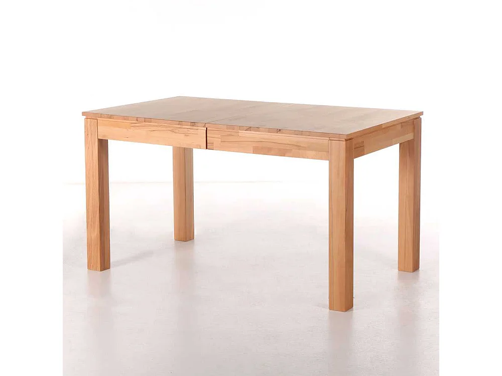 Massivholztisch aus Kernbuche Kulissenauszug