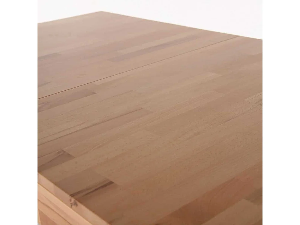 Massivholztisch aus Kernbuche Kulissenauszug