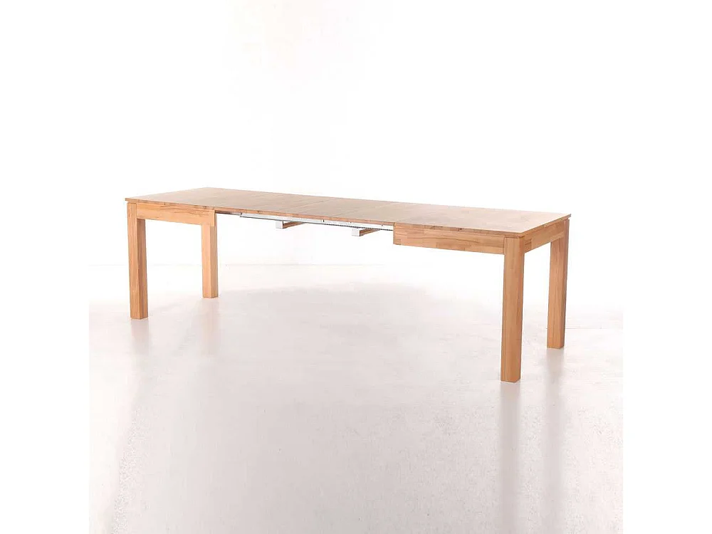 Massivholztisch aus Kernbuche Kulissenauszug