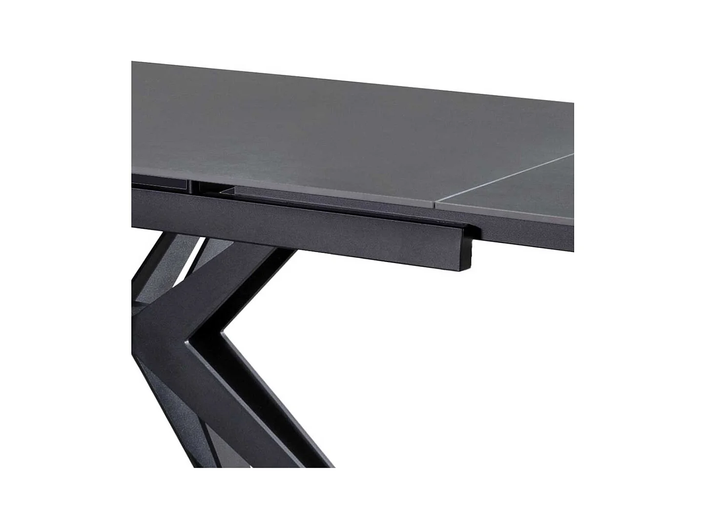 Hochwertiger Ausziehtisch mit Keramikplatte zwei Einlegeplatten