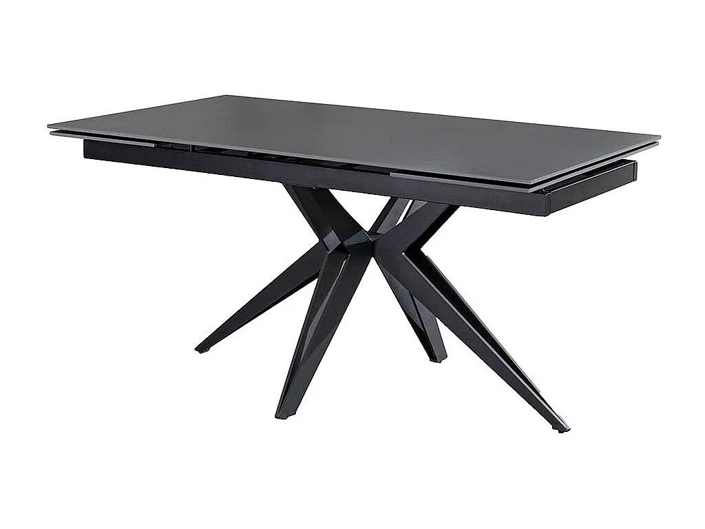 Hochwertiger Ausziehtisch mit Keramikplatte zwei Einlegeplatten