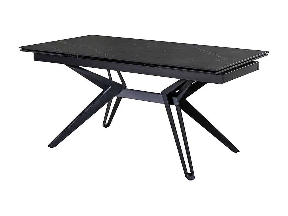 Luxus Esstisch mit Keramikplatte zwei Einlegeplatten