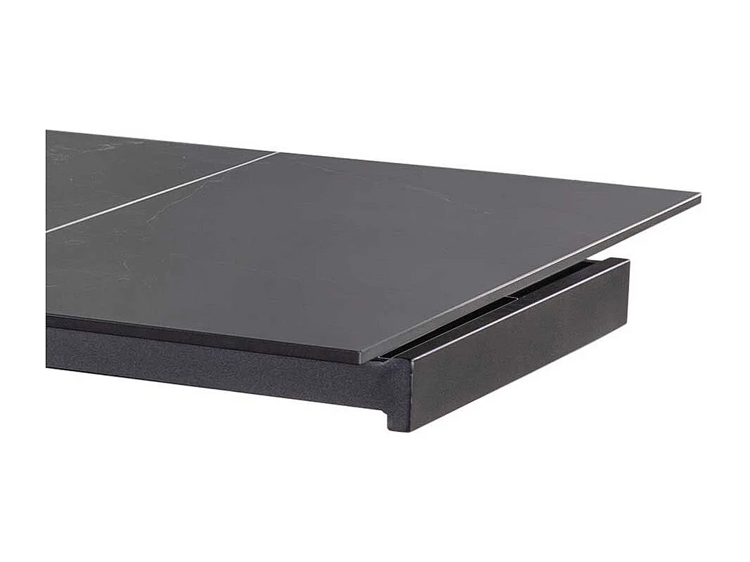 Luxus Esstisch mit Keramikplatte zwei Einlegeplatten