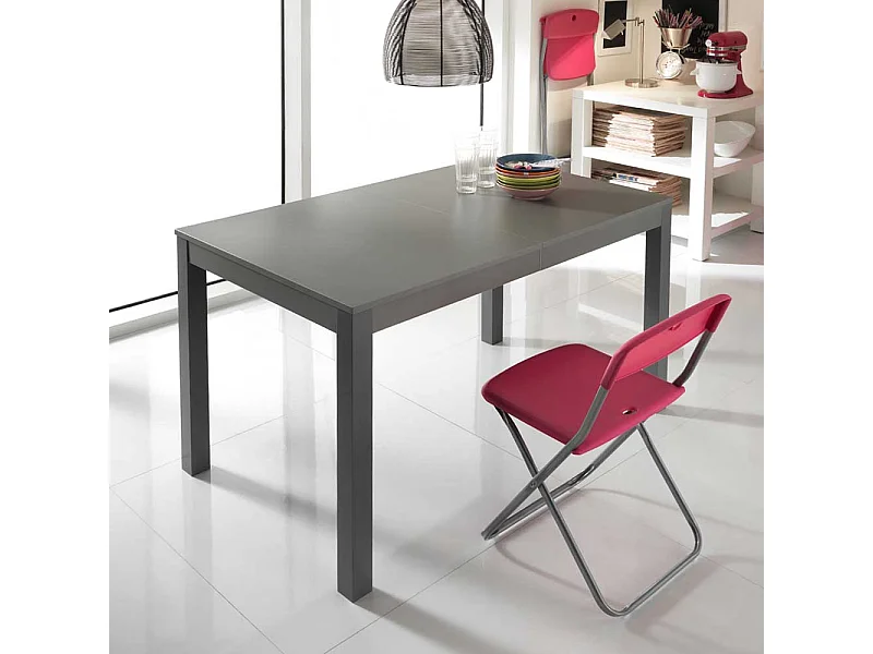 Esstisch in Grau lackiert Buche