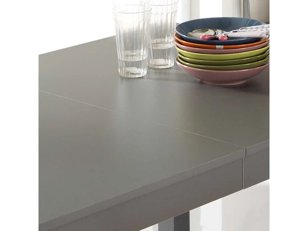 Esstisch in Grau lackiert Buche