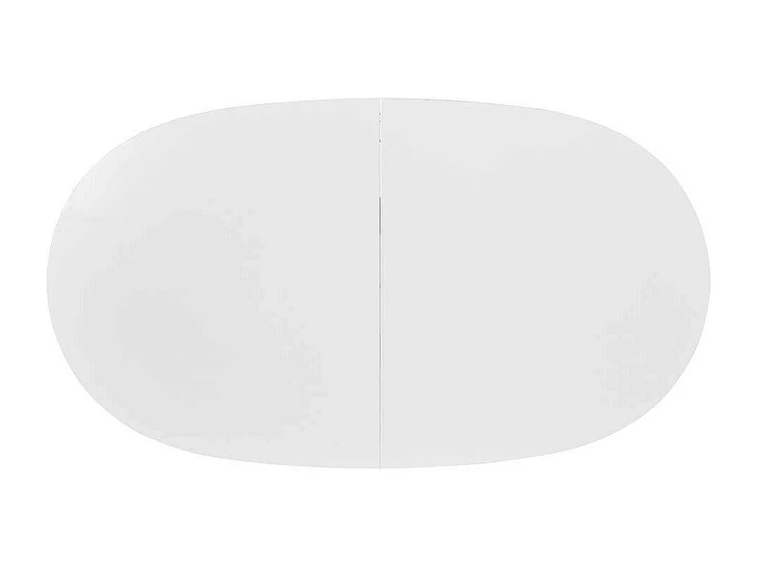 Esstisch Ausziehtisch in Weiß mit Vierfußgestell