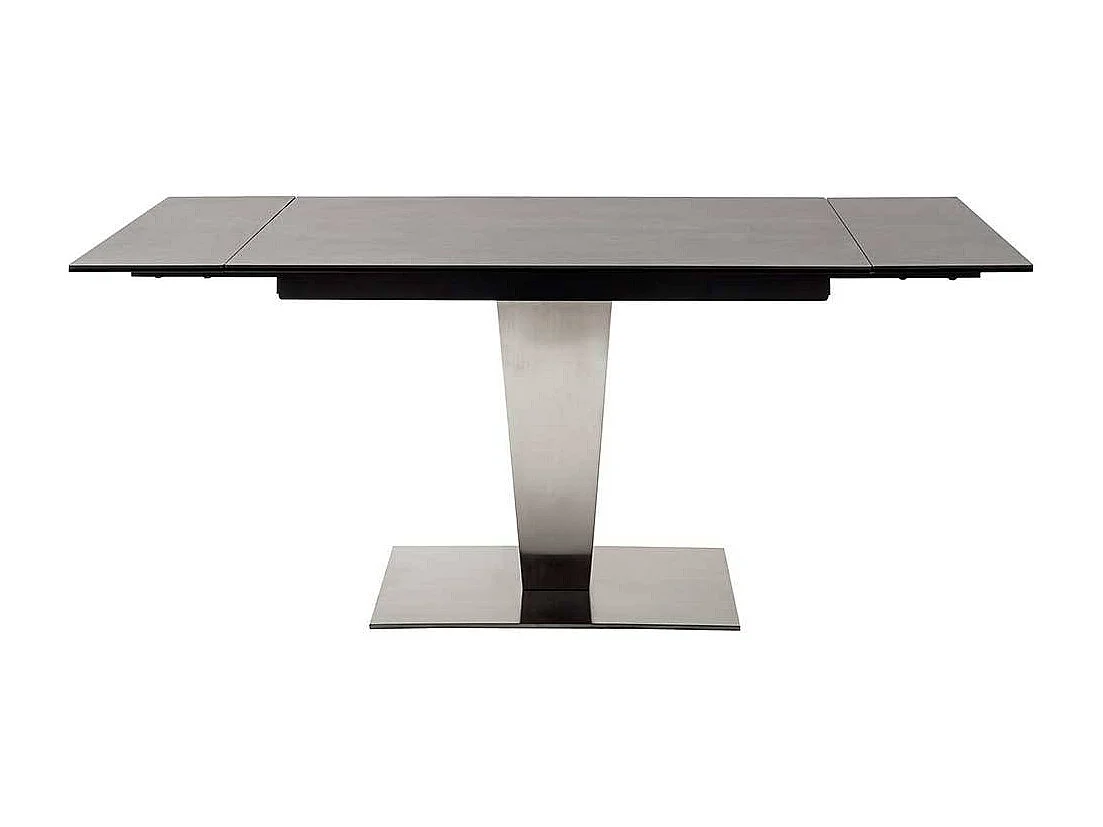 Ausziehtisch Esszimmer aus Sicherheitsglas - Keramik Edelstahl