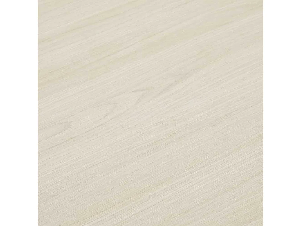 Esstisch Ausziehtisch in Eiche weiß mit Kulissenauszug