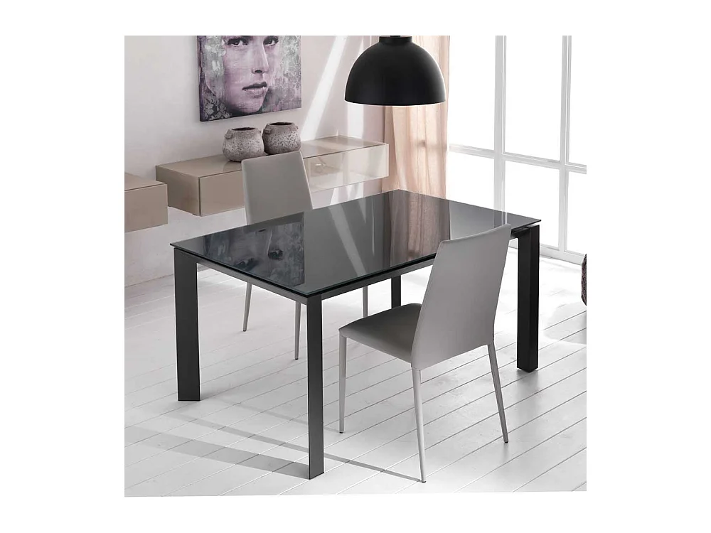 Esstisch in Anthrazit Kopfauszug