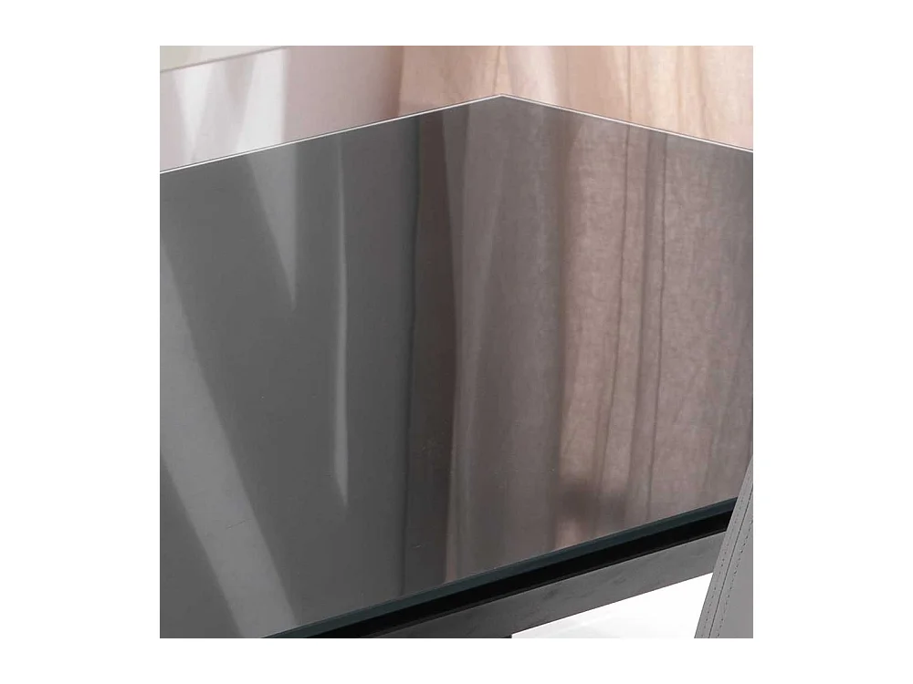 Esstisch in Anthrazit Kopfauszug