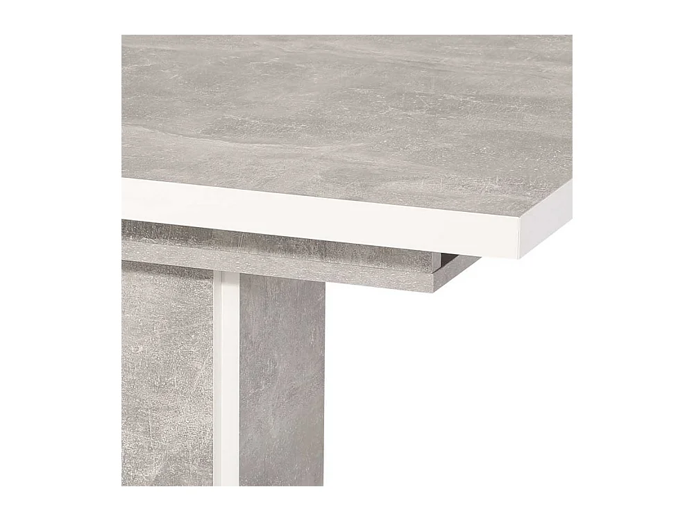 Esstisch in Beton Grau Mittelauszug