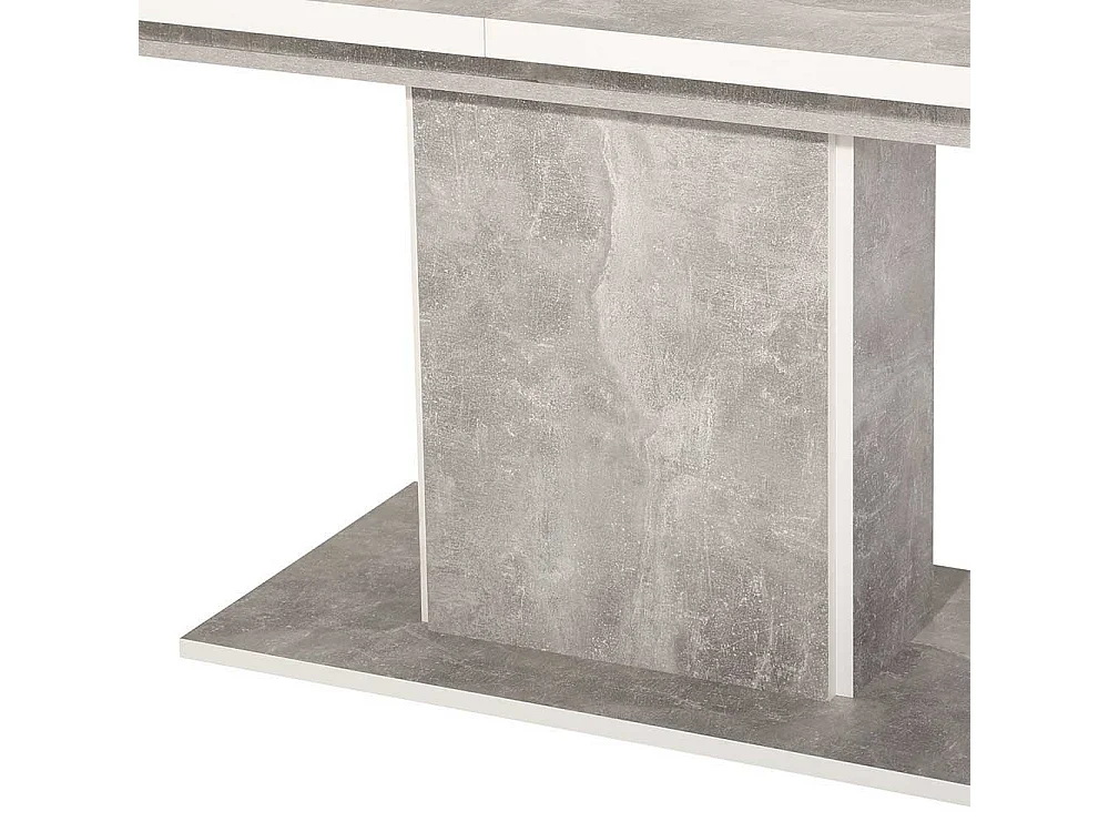 Esstisch in Beton Grau Mittelauszug